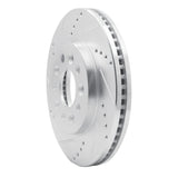 Dynamic Friction 2004-2007 Ford Freestar Front Left Drilled & Slotted Silver Brake Rotor by Dynamic Friction Company 631-54086L