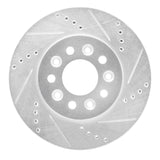 Dynamic Friction 2004-2007 Ford Freestar Front Right Drilled & Slotted Silver Brake Rotor by Dynamic Friction Company 631-54086R