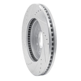 Dynamic Friction 2004-2007 Ford Freestar Front Right Drilled & Slotted Silver Brake Rotor by Dynamic Friction Company 631-54086R