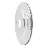 Dynamic Friction 2004-2007 Ford Freestar Rear Left Drilled & Slotted Silver Brake Rotor by Dynamic Friction Company 631-54087L