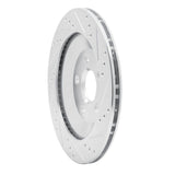 Dynamic Friction 2004-2007 Ford Freestar Rear Left Drilled & Slotted Silver Brake Rotor by Dynamic Friction Company 631-54087L