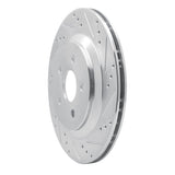 Dynamic Friction 2004-2007 Ford Freestar Rear Right Drilled & Slotted Silver Brake Rotor by Dynamic Friction Company 631-54087R