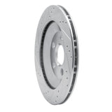 Dynamic Friction 2004-2007 Ford Freestar Rear Right Drilled & Slotted Silver Brake Rotor by Dynamic Friction Company 631-54087R