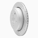 Dynamic Friction 2010-2011 Ford Ranger (USA/Canada) Rear Left Drilled & Slotted Silver Brake Rotor by Dynamic Friction Company 631-54092L