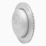 Dynamic Friction 2010-2011 Ford Ranger (USA/Canada) Rear Right Drilled & Slotted Silver Brake Rotor by Dynamic Friction Company 631-54092R