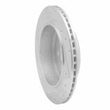 Dynamic Friction 2010-2011 Ford Ranger (USA/Canada) Rear Right Drilled & Slotted Silver Brake Rotor by Dynamic Friction Company 631-54092R