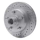 R1 Concepts 1973-1993 Ford E-20100 Econoline Front Left Drilled & Slotted Silver Brake Rotor by R1 Concepts 631-54097L