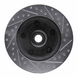 R1 Concepts 1973-1993 Ford E-20100 Econoline Front Left Drilled & Slotted Silver Brake Rotor by R1 Concepts 631-54097L