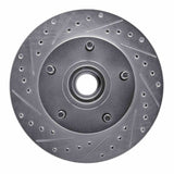 R1 Concepts 1973-1993 Ford E-20100 Econoline Front Left Drilled & Slotted Silver Brake Rotor by R1 Concepts 631-54097L