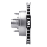 R1 Concepts 1973-1993 Ford E-20100 Econoline Front Left Drilled & Slotted Silver Brake Rotor by R1 Concepts 631-54097L
