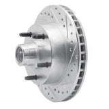 R1 Concepts 1973-1993 Ford F-150 RWD Front Right Drilled & Slotted Silver Brake Rotor by R1 Concepts 631-54097R