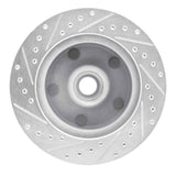 R1 Concepts 1973-1993 Ford F-150 RWD Front Right Drilled & Slotted Silver Brake Rotor by R1 Concepts 631-54097R