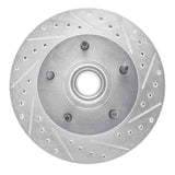 R1 Concepts 1973-1993 Ford F-150 RWD Front Right Drilled & Slotted Silver Brake Rotor by R1 Concepts 631-54097R