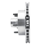 R1 Concepts 1973-1993 Ford F-150 RWD Front Right Drilled & Slotted Silver Brake Rotor by R1 Concepts 631-54097R