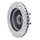 R1 Concepts 1973-1993 Ford F-150 RWD Front Right Drilled & Slotted Silver Brake Rotor by R1 Concepts 631-54097R