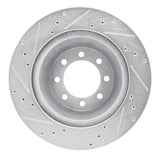 R1 Concepts 1968-1976 Ford E-350 Econoline Front Left Drilled & Slotted Silver Brake Rotor by R1 Concepts 631-54100L