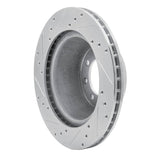 R1 Concepts 1968-1976 Ford E-350 Econoline Front Right Drilled & Slotted Silver Brake Rotor