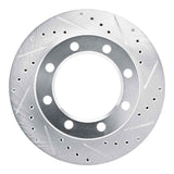 R1 Concepts 1977-1979 Ford F-250 4WD (Excl Super Duty) Front Right Drilled & Slotted Silver Brake Rotor by R1 Concepts 631-54104R