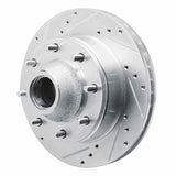 R1 Concepts 1980-1985 Ford E-250 Econoline Front Left Drilled & Slotted Silver Brake Rotor by R1 Concepts 631-54105L