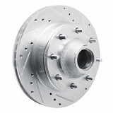 R1 Concepts 1980-1985 Ford E-250 Econoline Front Right Drilled & Slotted Silver Brake Rotor by R1 Concepts 631-54105R