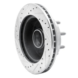 R1 Concepts 1980-1985 Ford F-250 2WD (Excl Super Duty) Front Right Drilled & Slotted Silver Brake Rotor by R1 Concepts 631-54106R