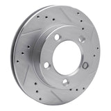 R1 Concepts 1976-1993 Ford F-150 4WD Front Right Drilled & Slotted Silver Brake Rotor by R1 Concepts 631-54109R