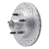 R1 Concepts 1983-1997 Ford Ranger (USA/Canada) Front Right Drilled & Slotted Silver Brake Rotor by R1 Concepts 631-54110R
