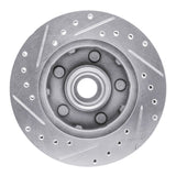 R1 Concepts 1983-1997 Ford Ranger (USA/Canada) Front Right Drilled & Slotted Silver Brake Rotor by R1 Concepts 631-54110R