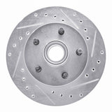 R1 Concepts 1983-1997 Ford Ranger (USA/Canada) Front Right Drilled & Slotted Silver Brake Rotor by R1 Concepts 631-54110R