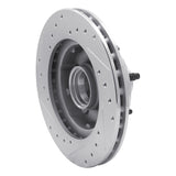 R1 Concepts 1983-1997 Ford Ranger (USA/Canada) Front Right Drilled & Slotted Silver Brake Rotor by R1 Concepts 631-54110R