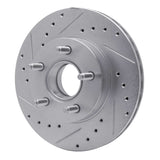 R1 Concepts 1983-1992 Ford Bronco II Front Left Drilled & Slotted Silver Brake Rotor by R1 Concepts 631-54111L