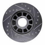 R1 Concepts 1983-1992 Ford Bronco II Front Left Drilled & Slotted Silver Brake Rotor by R1 Concepts 631-54111L