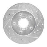 R1 Concepts 1983-1992 Ford Bronco II Front Right Drilled & Slotted Silver Brake Rotor by R1 Concepts 631-54111R