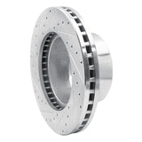 R1 Concepts 1988-1998 Ford F-550 Super Duty Rear Right/Front Right Drilled & Slotted Silver Brake Rotor by R1 Concepts 631-54112R