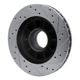 R1 Concepts 1986-1988 Ford F-150 4WD Front Left Drilled & Slotted Silver Brake Rotor by R1 Concepts 631-54113L