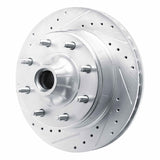 R1 Concepts 1980-1985 Ford F-250 2WD (Excl Super Duty) Front Left Drilled & Slotted Silver Brake Rotor by R1 Concepts 631-54115L