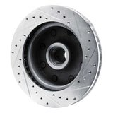 R1 Concepts 1980-1985 Ford F-250 2WD (Excl Super Duty) Front Left Drilled & Slotted Silver Brake Rotor by R1 Concepts 631-54115L