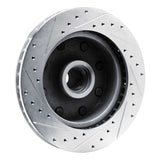 R1 Concepts 80-85 Ford F-250 2WD (Excl Super Duty) Front Right Drilled & Slotted Silver Brake Rotor by R1 Concepts RNC-631-54115R