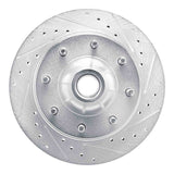 R1 Concepts 80-85 Ford F-250 2WD (Excl Super Duty) Front Right Drilled & Slotted Silver Brake Rotor by R1 Concepts RNC-631-54115R