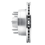 R1 Concepts 1986-1994 Ford E-250 Econoline Front Left Drilled & Slotted Silver Brake Rotor by R1 Concepts 631-54118L