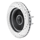 R1 Concepts 1986-1994 Ford E-250 Econoline Front Left Drilled & Slotted Silver Brake Rotor by R1 Concepts 631-54118L