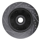 R1 Concepts 1986-1994 Ford F-250 2WD (Excl Super Duty) Front Right Drilled & Slotted Silver Brake Rotor by R1 Concepts 631-54118R
