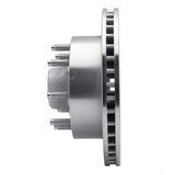 R1 Concepts 1986-1994 Ford F-250 2WD (Excl Super Duty) Front Right Drilled & Slotted Silver Brake Rotor by R1 Concepts 631-54118R