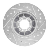 R1 Concepts 1990-1994 Ford Explorer Front Left Drilled & Slotted Silver Brake Rotor by R1 Concepts 631-54119L