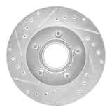 R1 Concepts 1990-1994 Ford Explorer Front Left Drilled & Slotted Silver Brake Rotor by R1 Concepts 631-54119L