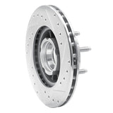 R1 Concepts 1990-1994 Ford Explorer Front Left Drilled & Slotted Silver Brake Rotor by R1 Concepts 631-54119L