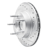 R1 Concepts 1990-1994 Ford Bronco II Front Right Drilled & Slotted Silver Brake Rotor by R1 Concepts 631-54119R