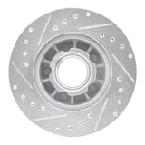 R1 Concepts 1990-1994 Ford Bronco II Front Right Drilled & Slotted Silver Brake Rotor by R1 Concepts 631-54119R