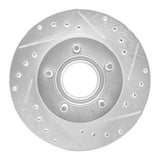R1 Concepts 1990-1994 Ford Bronco II Front Right Drilled & Slotted Silver Brake Rotor by R1 Concepts 631-54119R