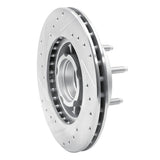 R1 Concepts 1990-1994 Ford Bronco II Front Right Drilled & Slotted Silver Brake Rotor by R1 Concepts 631-54119R